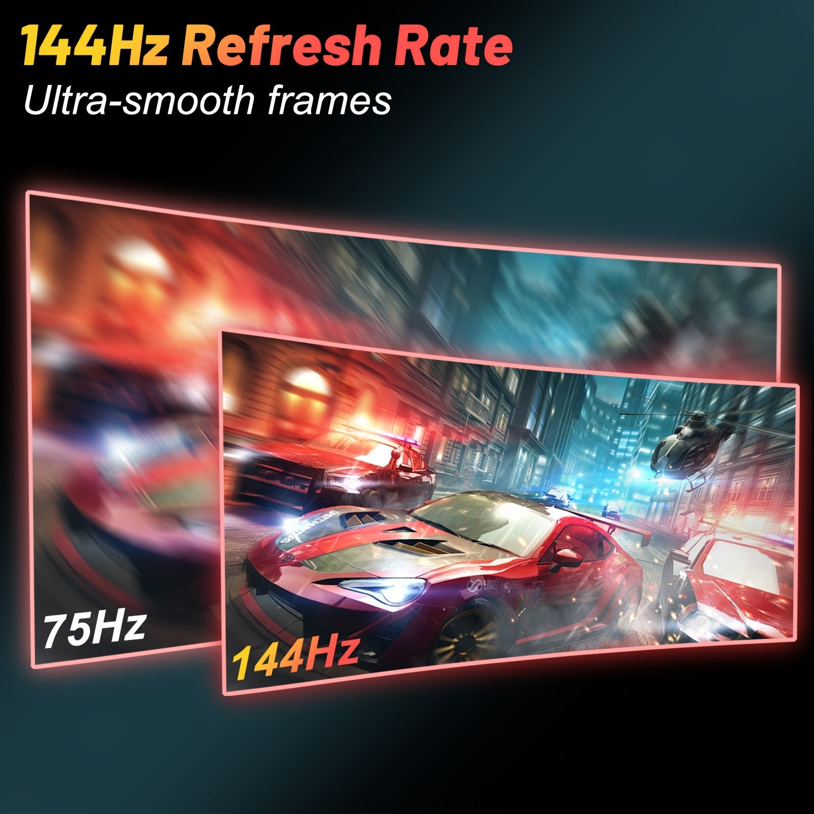 Suevery 34inch 21:9 UWQHD (3440x1440), 144Hz PC Screen, 1500R Ultrawide Curved Gaming Monitor, 1ms, FreeSync, 178° Wide Viewing Angle