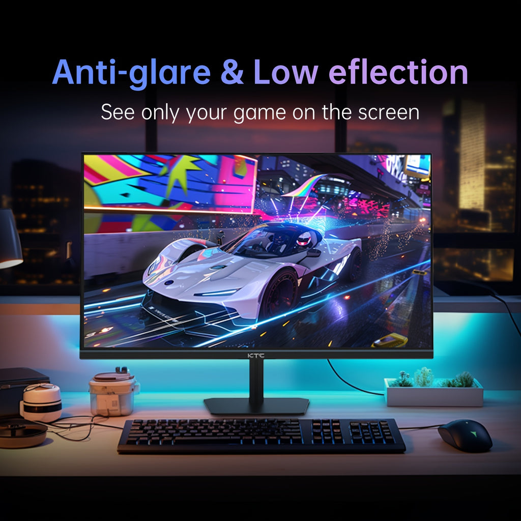 24.5'' KTC Gaming Monitor - 180Hz Fast IPS 1080P, 1Ms Response Time, 128%sRGB HDR10, Freesync, X2/DP1, VESA Mount, Tilt Adjustable, Xbox PS5 Switch Cable Included