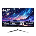 LXZ 24.5" Gaming Monitor - 200Hz FHD 1080P, Frameless Design with Built-in Speaker, Wall Mount Compatible - Perfect Christmas or Birthday Gift for Gamers, Gaming Room Decor, Boys Girls, Computer Monitor