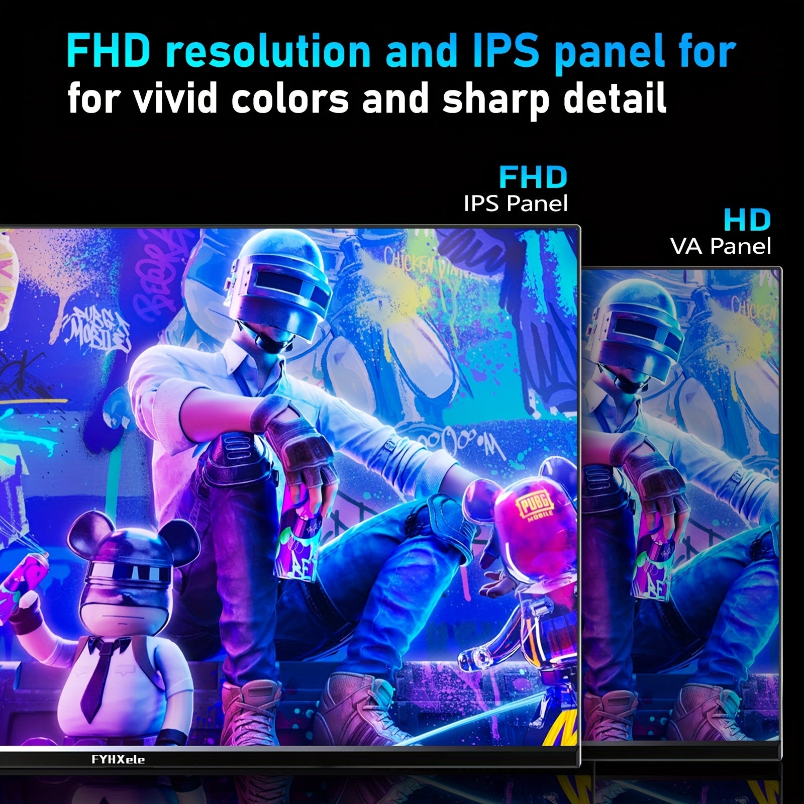 27-inch 170hz IPS Gaming Monitor, 1ms MPRT, QHD 1440P (2560X1440) Gaming Monitor, Support 144hz/165hz/170hz, AMD Freesync Premium Display, Eye Care, DisplayPort, HDTV, VESA Mount