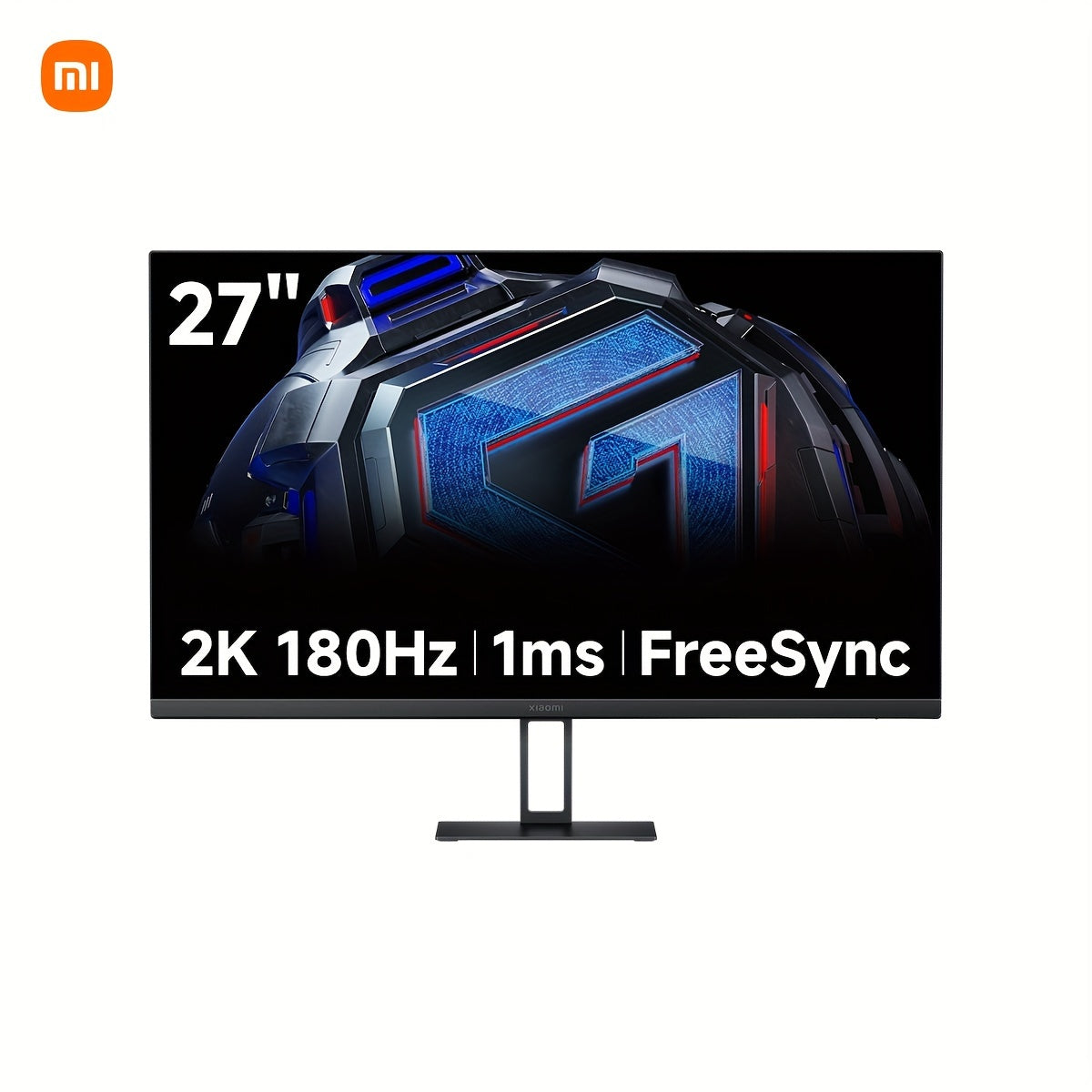 Xiaomi 2K Gaming Monitor G27Qi, 2560*1440, 2k Fast LCD, 1ms Response FreeSync, 180Hz Refresh Rate, 100% SRGB 95% DCI-P3, Low Blue Light Monitor