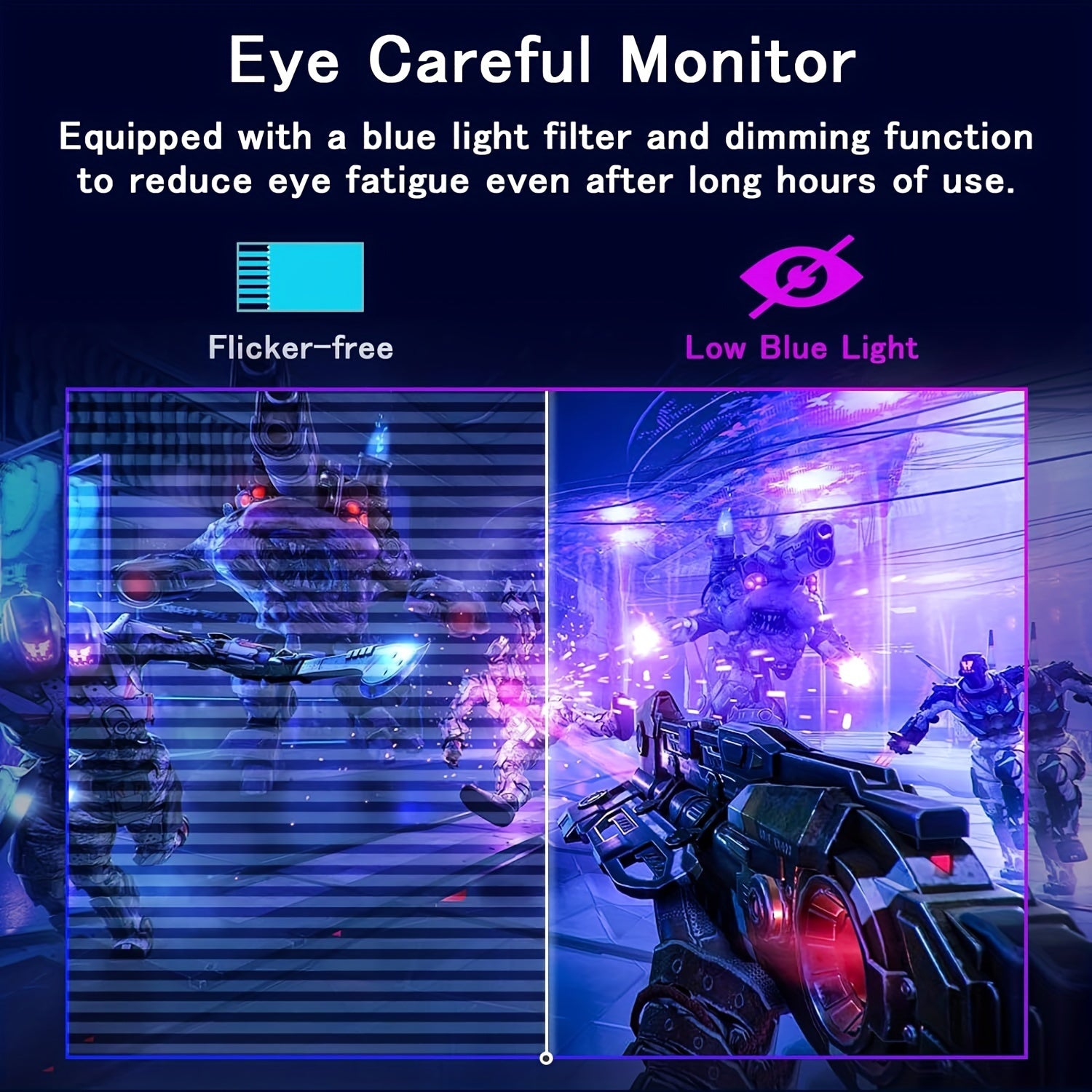 165/144Hz Gaming Monitor 24 Inch - FHD 1080P IPS Screen 1ms (GTG) Home Office Computer Display, FreeSync Technology, 100% sRGB, HDR, HDMI, DP, Built-in Speaker, Tilt Adjustable, 100×100 mm VESA