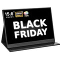 15.6" IPS Portable Gaming Monitor - 1080P, 100% SRGB, USB-C, HDTV, Compatible with PC, Mac, PS4/5, Xbox, for Nintendo for Switch, Mini HDTV, Computer Monitor, Best for Christmas
