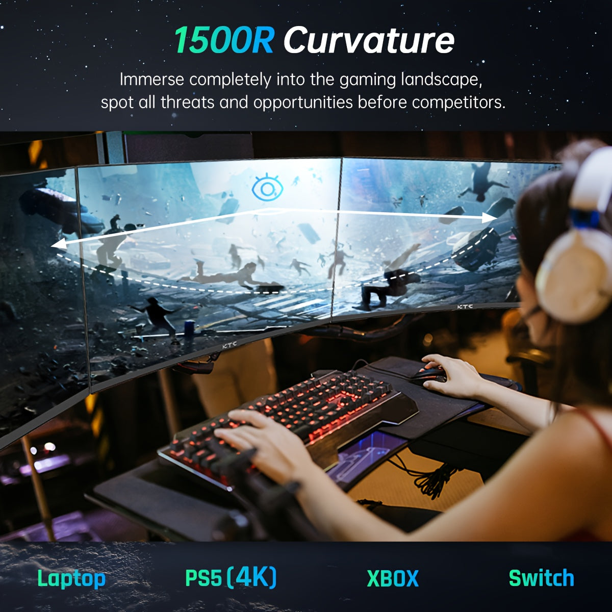 27 Inch Curved Gaming Monitor 170Hz