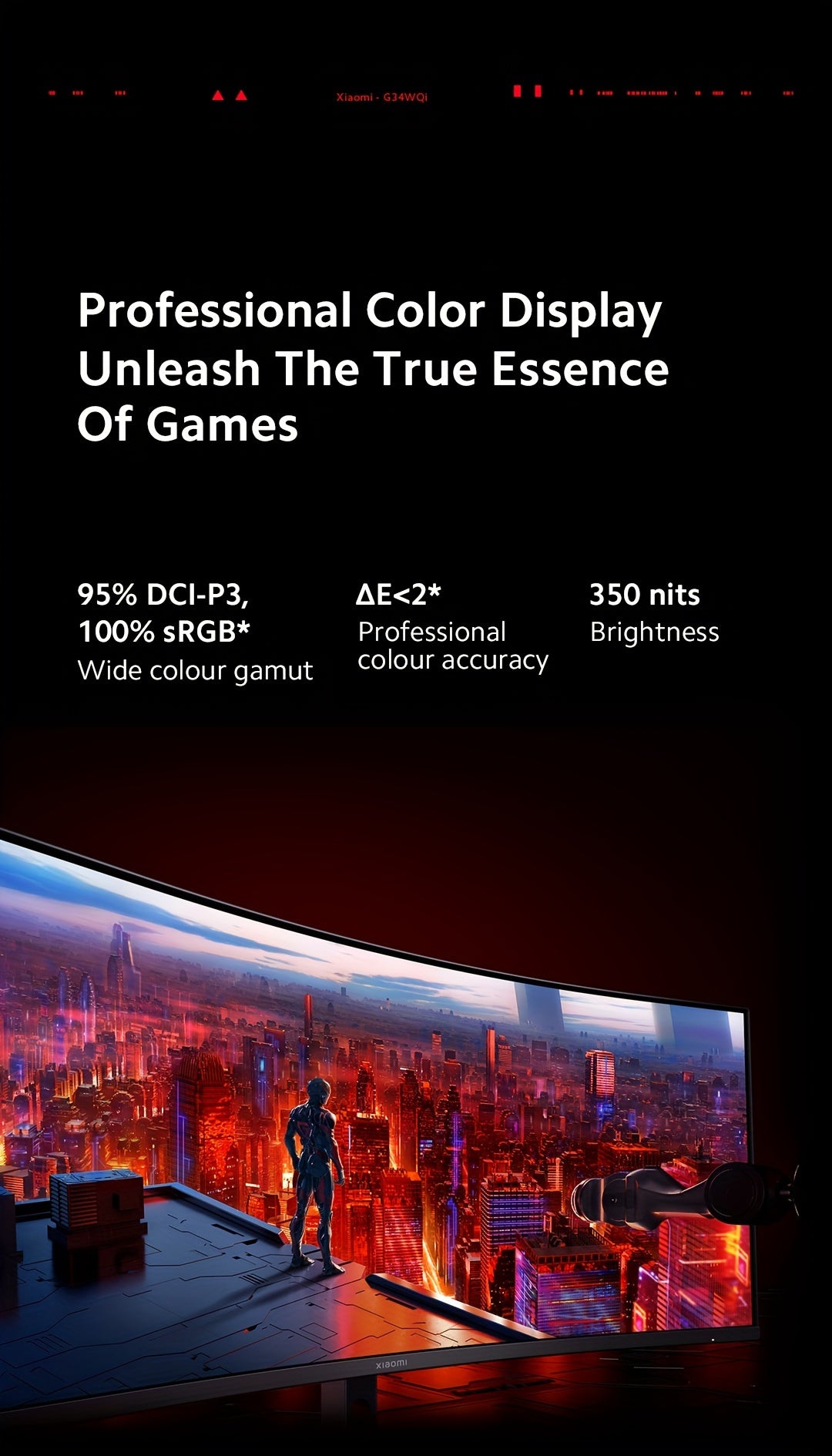 Mi 34 Inch Gaming Monitor G34WQi