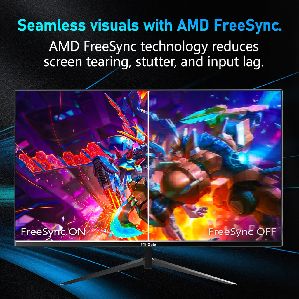 27-inch 170hz IPS Gaming Monitor, 1ms MPRT, QHD 1440P (2560X1440) Gaming Monitor, Support 144hz/165hz/170hz, AMD Freesync Premium Display, Eye Care, DisplayPort, HDTV, VESA Mount