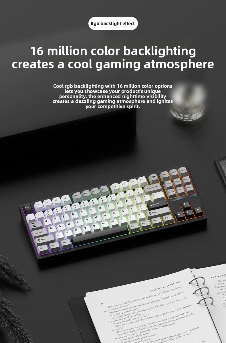 Weikav Stars80 Mechanical Keyboards Kits QMK/VIA Tri-mode Aluminum Wireless Bluetooth Gaming Keyboard Customized E-sports Gifts