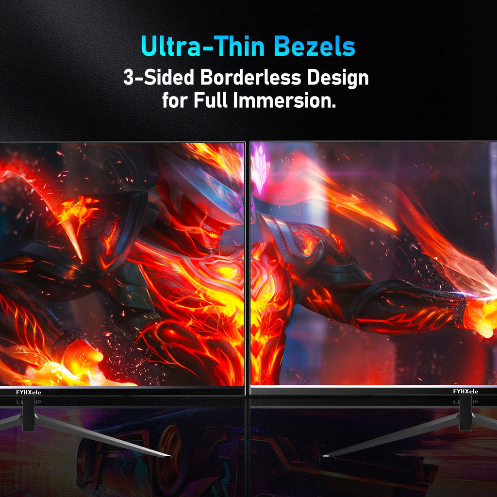 27-inch 170hz IPS Gaming Monitor, 1ms MPRT, QHD 1440P (2560X1440) Gaming Monitor, Support 144hz/165hz/170hz, AMD Freesync Premium Display, Eye Care, DisplayPort, HDTV, VESA Mount
