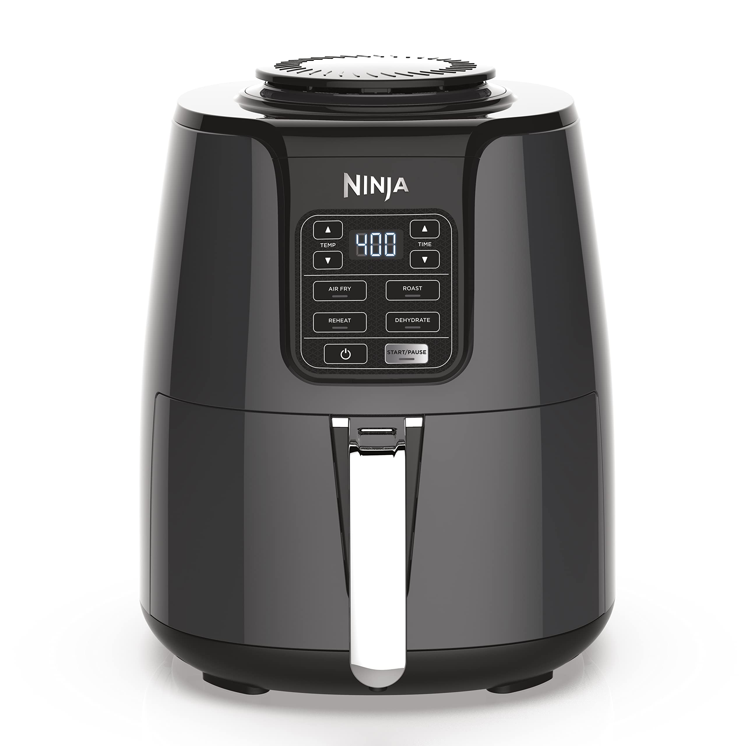 Ninja XL Air Fryer with MaxCrisp | 6.5 QT Capacity | 6-in-1 Max Crisp, Air Fry, Roast, Bake, Reheat & Dehydrate | 450°F Temp | 1750 Watts | Nonstick Basket, Crisper Plate & Recipe Guide | Grey | AF181