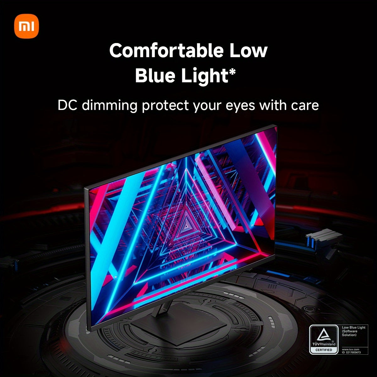 Xiaomi 2K Gaming Monitor G27Qi, 2560*1440, 2k Fast LCD, 1ms Response FreeSync, 180Hz Refresh Rate, 100% SRGB 95% DCI-P3, Low Blue Light Monitor
