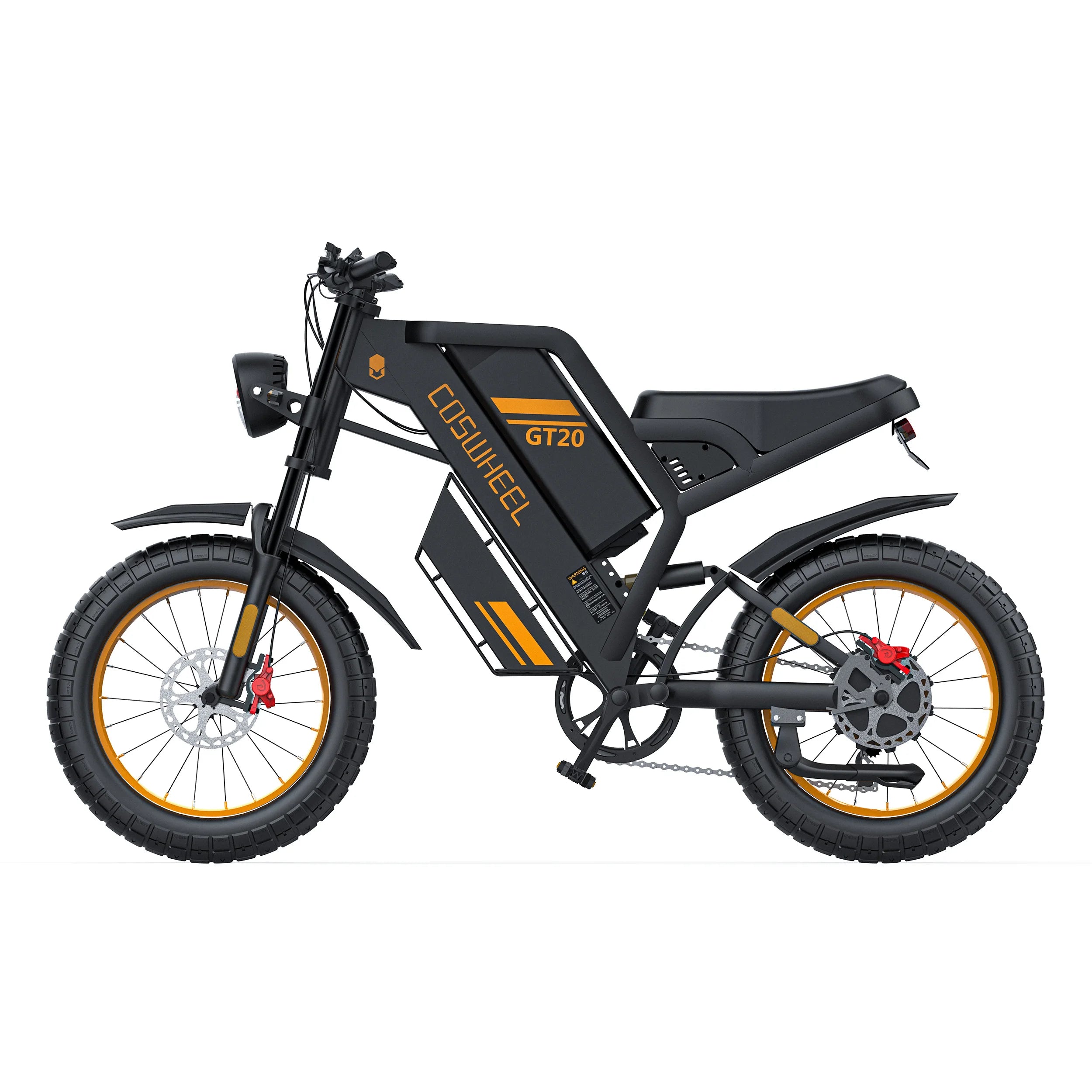 Coswheel Electric bike for Adult 2000W 60V Off-Road Motorcycle Mountain Bikes 20Inch Electric bike Fatbike Motorcycles ebike