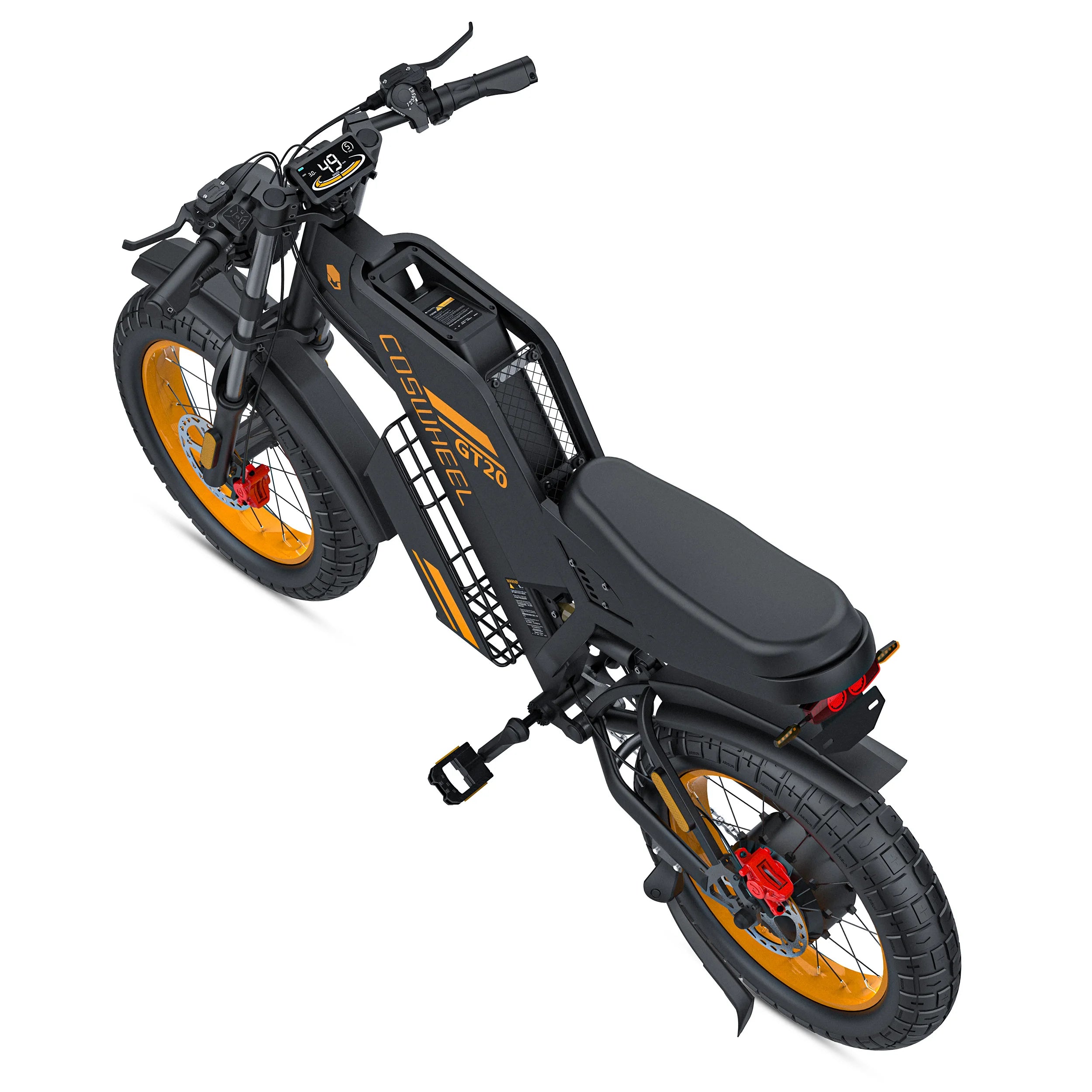 Coswheel Electric bike for Adult 2000W 60V Off-Road Motorcycle Mountain Bikes 20Inch Electric bike Fatbike Motorcycles ebike