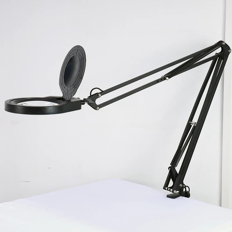 New arrival 10X Illuminated Magnifier  80 LED Magnifying Glass for Soldering Iron Repair/Table Lamp/Skincare Beauty Tool