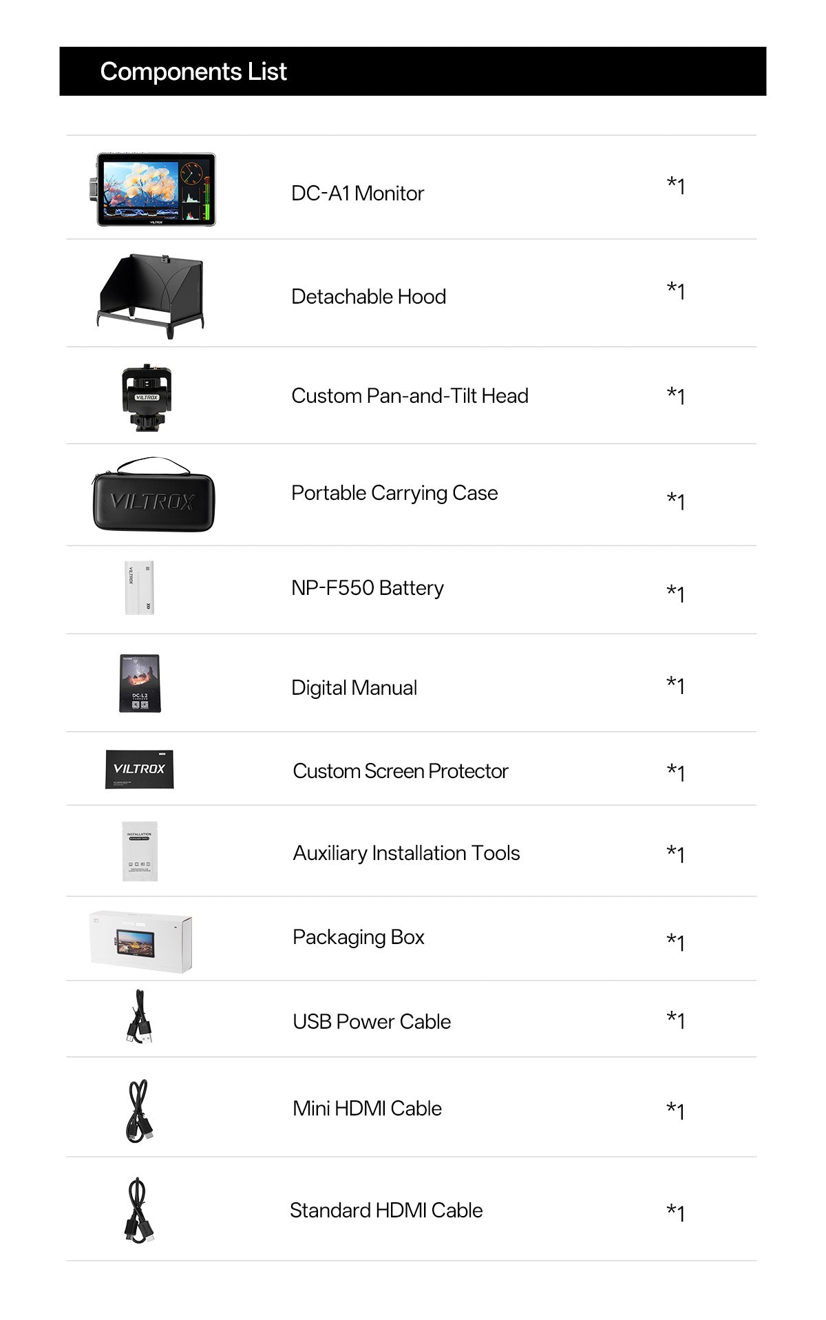 VILTROX DC-A1 2800nit Video Field Monitor, 7 Inch Touchscreen 60Hz 4K Camera External Monitor with Cooling Fans, 170° Wide Angle