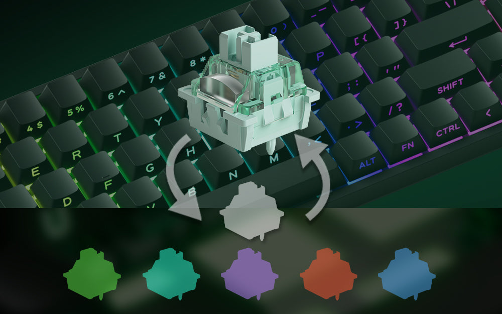 Akko MonsGeek FUN68 HE Magnetic Keyboard 65% Rapid Trigger 0.005mm 8K ARGB Mechanical Gaming Custom Keyboard for Pc Gamer Esport
