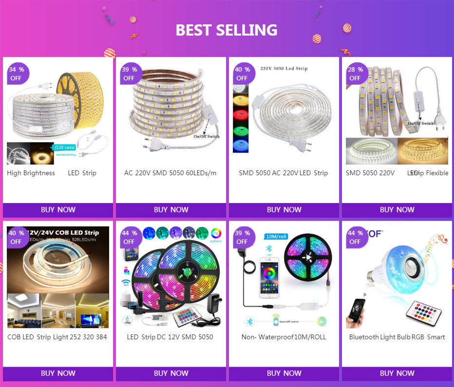 LED Strip Light 220V Waterproof Led strip High Brightness 5050 Flexible Kitchen Outdoor Garden Led Lights With Power Plug 1M-25M