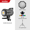 Godox SL60W LED Video Light Kit White Version Continuous Light + Stand + FW95 Bowens Softbox CRI>95 Portable Photo Studio