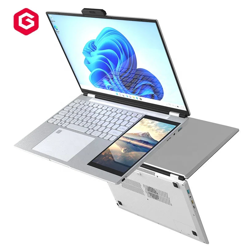 Original Brand New New Design 15.6 + 7 Inch Slim Laptop Computers With Touch Screen Notebook Computer Laptop
