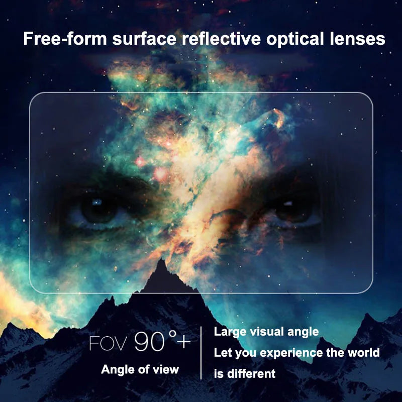 AR Box Holographic Effects Augmented Reality Glasses Smart Helmet 3D Virtual Reality with Control Handle Virtual RealityGlasse