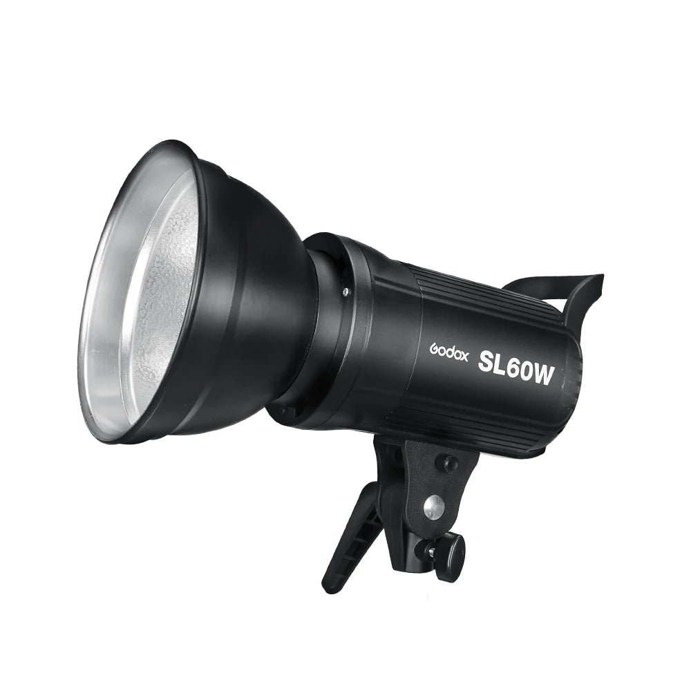 Godox SL60W LED Video Light Kit White Version Continuous Light + Stand + FW95 Bowens Softbox CRI>95 Portable Photo Studio
