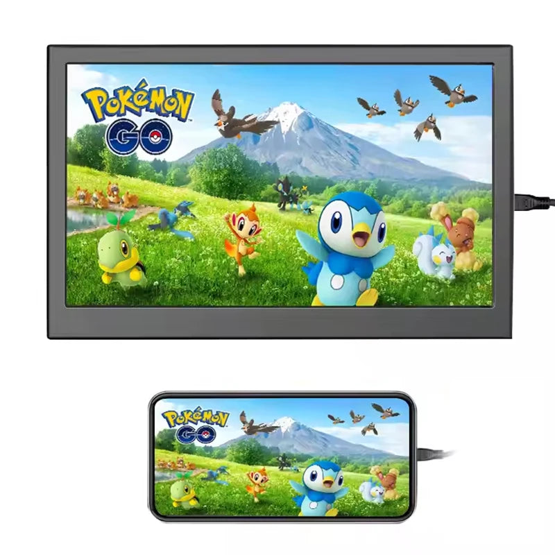 Portable 15.6 Inch IPS HDR LCD Monitor 1080P 60Hz FHD with HDR for Gaming Display Travel Display
