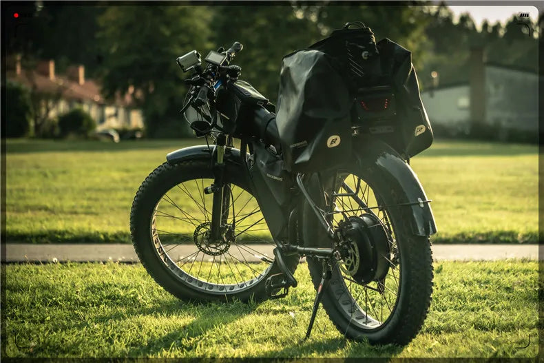 Custom 26inch Fat Snow tire ebike 1500W 48V 70ah  Large capacity  Li-ion battery electric long-distance cycling bicycle
