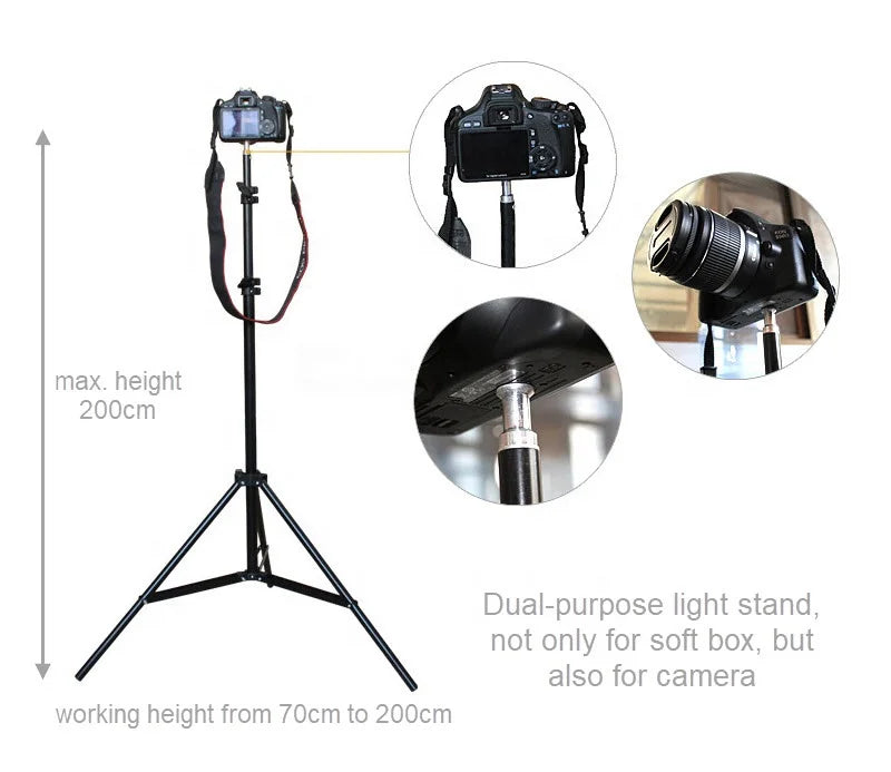 For Softbox Lighting Kit for Photo Studio Equipment to Diffuse and Fill Light for Portraits and Fashion Advertising Photo Shoots