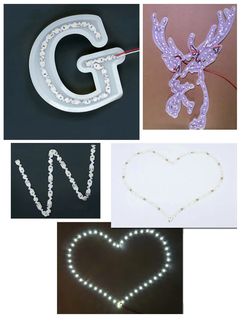 12V 5V LED Strip Light Tape S Shape 2835 60LED/m 5M Flexible Warm White LED Light Strip 12V 5V For Room Bedroom TV Backlight