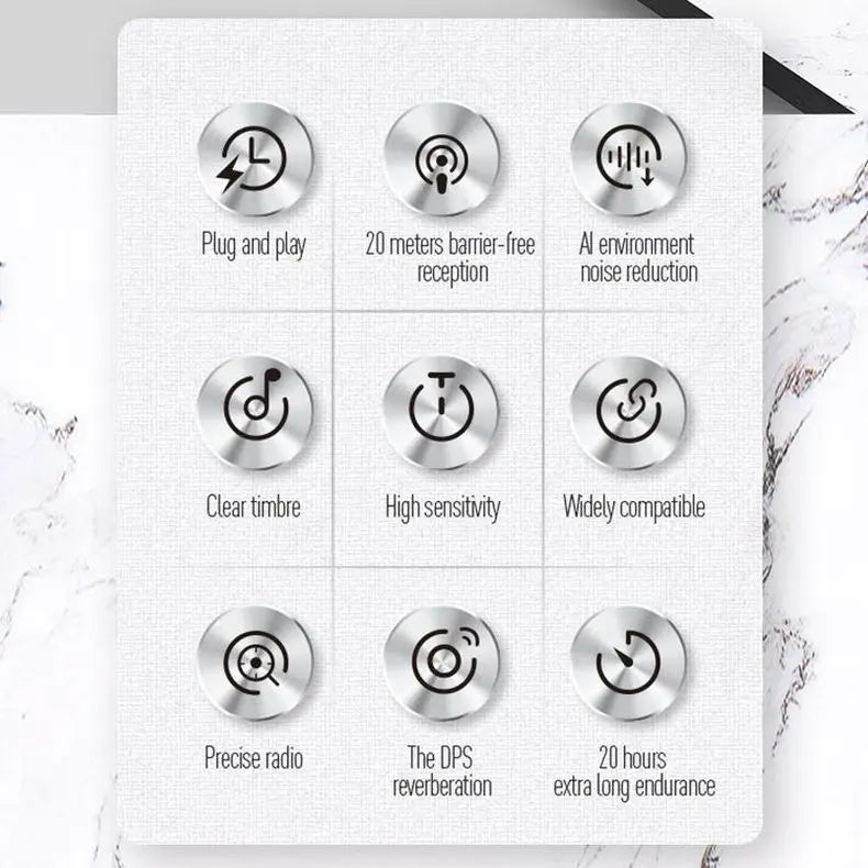 China Factory Wireless Lavalier Microphone Type C Connector for Music Studio Teaching Use Condenser Microphone Noise Cancelling