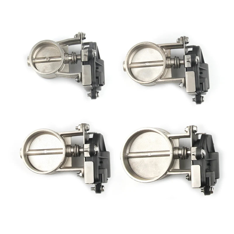 Stainless Steel Electric Exhaust Valve  2” 2.25” 2.5” 2.75” 3”  With Fine-tunable Remote Control Electronic Switch Kit