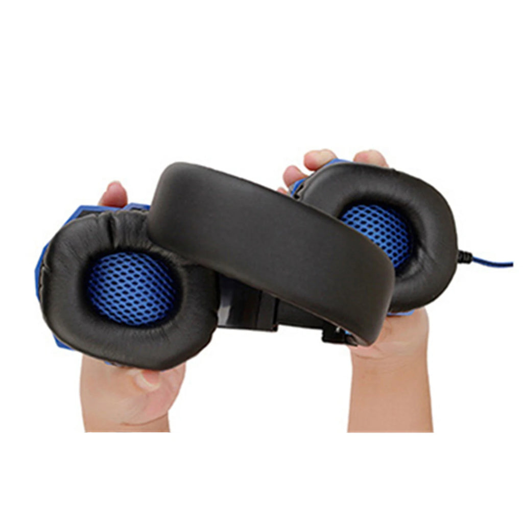 Gaming Headset with Mic and LED Light for PC Laptop Computer Cellphone PS4 Xbox 3.5mm Wired Stereo PC Gaming Headset Gifts