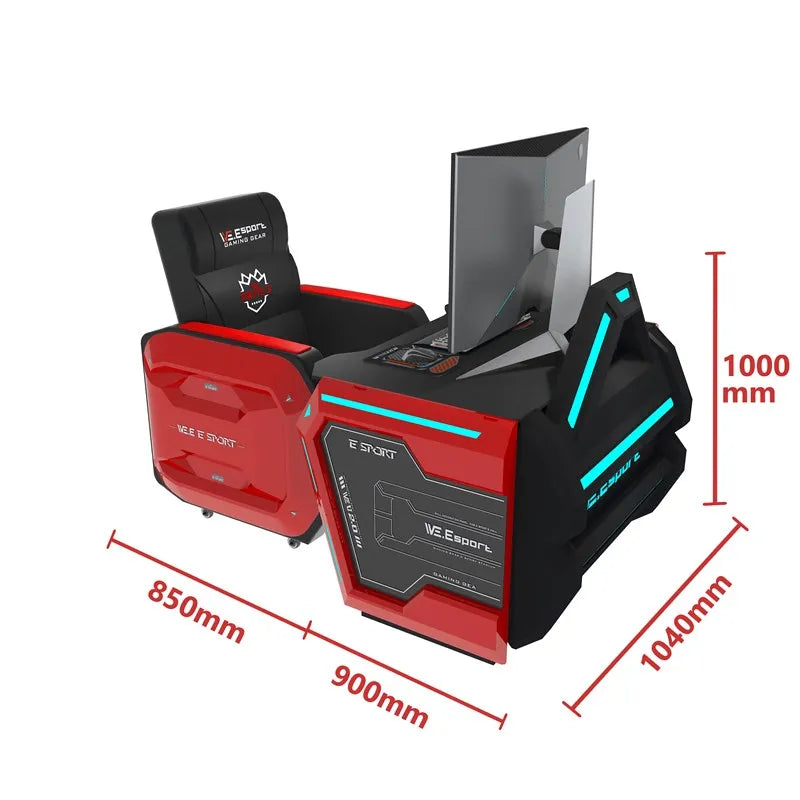 High Quality E-sport Stadium Gaming Furniture Gamer Station Gamer Desk Gamer PC Set up