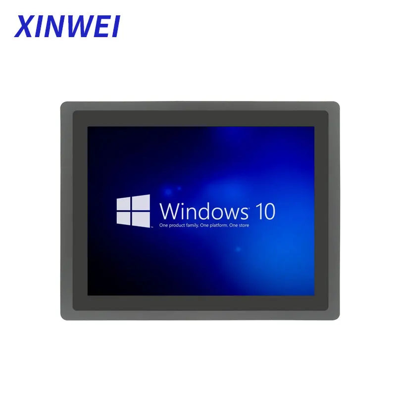 10.1 Inch Vesa Mount Industrial PC with Wide Temp Touch Screen Waterproof IP65 TFT LCD Display All-in-One Panel PC