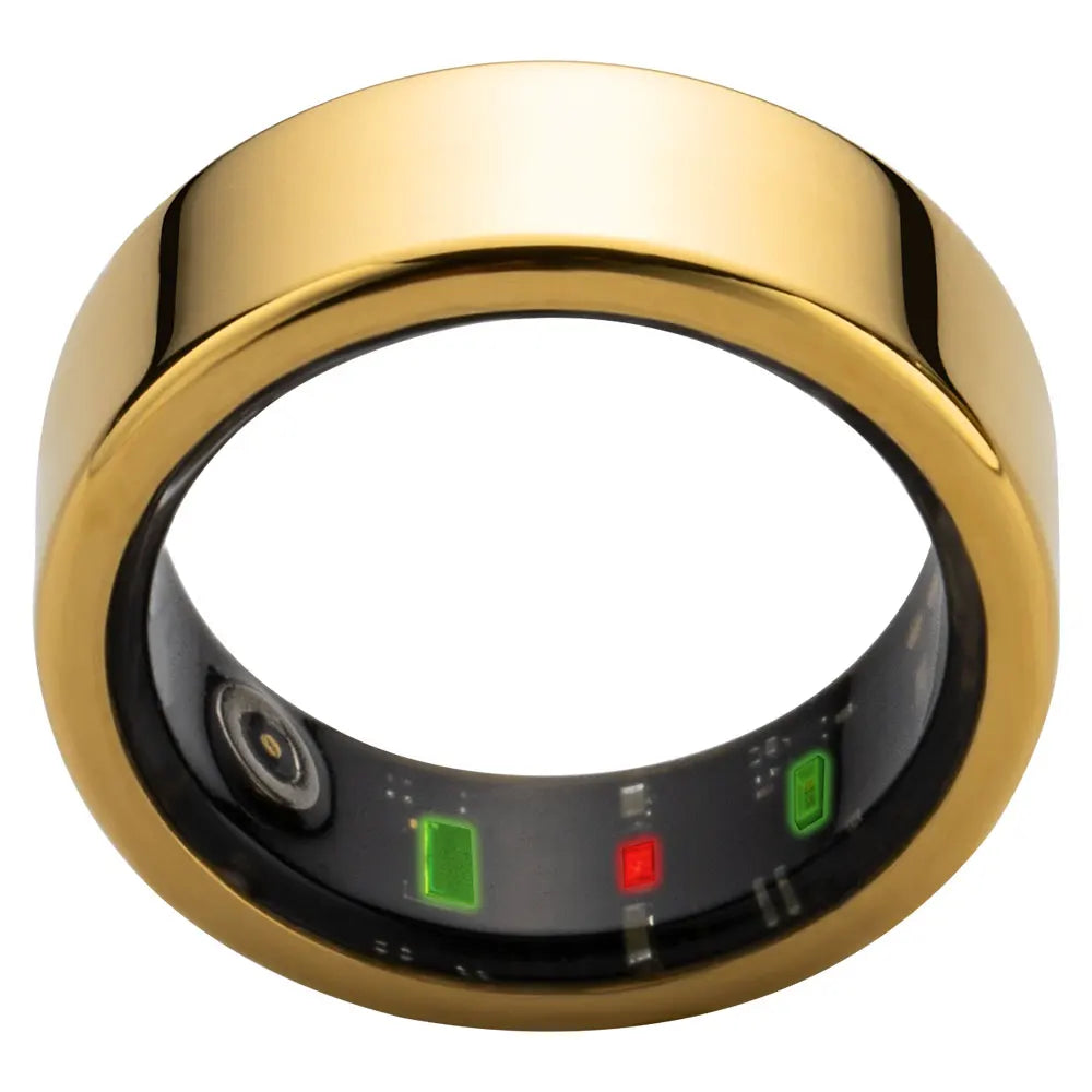 Top Quality Fashion Drop Shipping Black Silver Sleep Monitor Blood Oxygen Heart Rate Variability Temperature Smart Ring Titanium