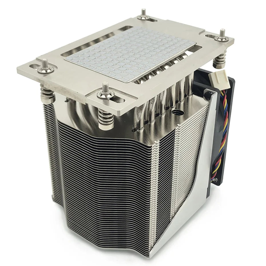 COOLSERVER P42 4U 6 Heatpipe CPU Cooler 250W 4pin PWM Fan Radiator Workstation/Server Heatsink For AMD SP3 Motherboard