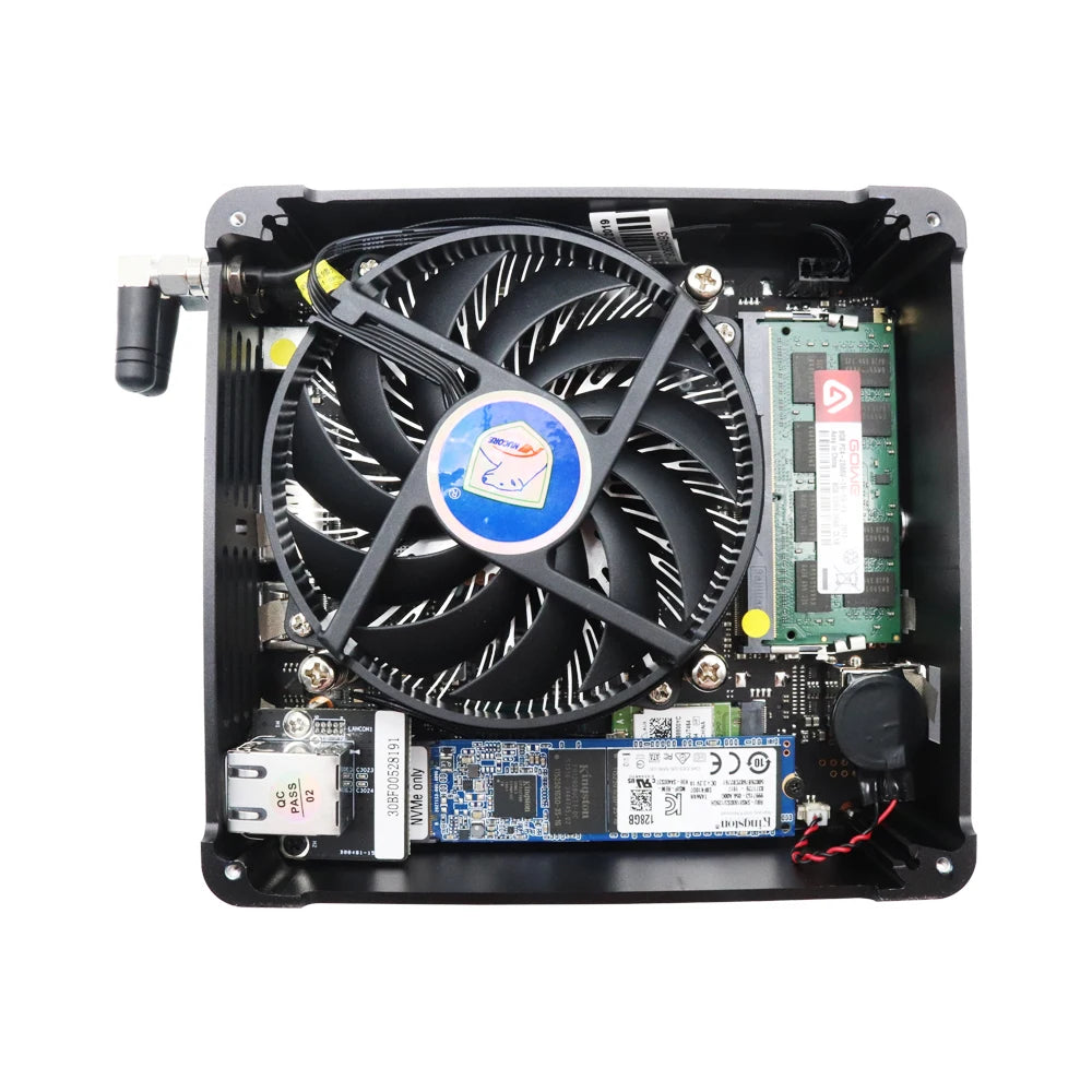 Gaming Desktop Computer Core i9 10980HK Xeon W-10885M E-2276M 2176M Mini Server PC 2*DDR4 2*NVME Dual Lan Office Design Computer