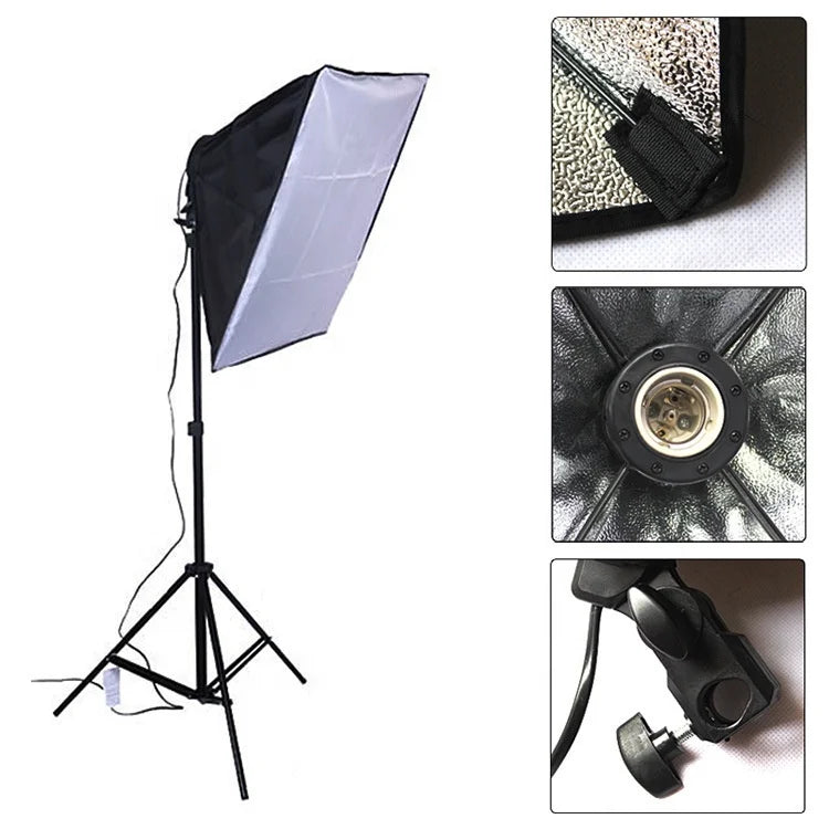 For Softbox Lighting Kit for Photo Studio Equipment to Diffuse and Fill Light for Portraits and Fashion Advertising Photo Shoots