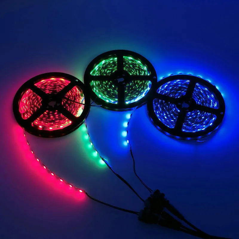 12V 5V LED Strip Light Tape S Shape 2835 60LED/m 5M Flexible Warm White LED Light Strip 12V 5V For Room Bedroom TV Backlight