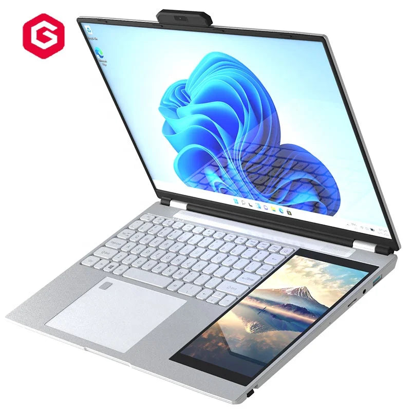 Original Brand New New Design 15.6 + 7 Inch Slim Laptop Computers With Touch Screen Notebook Computer Laptop