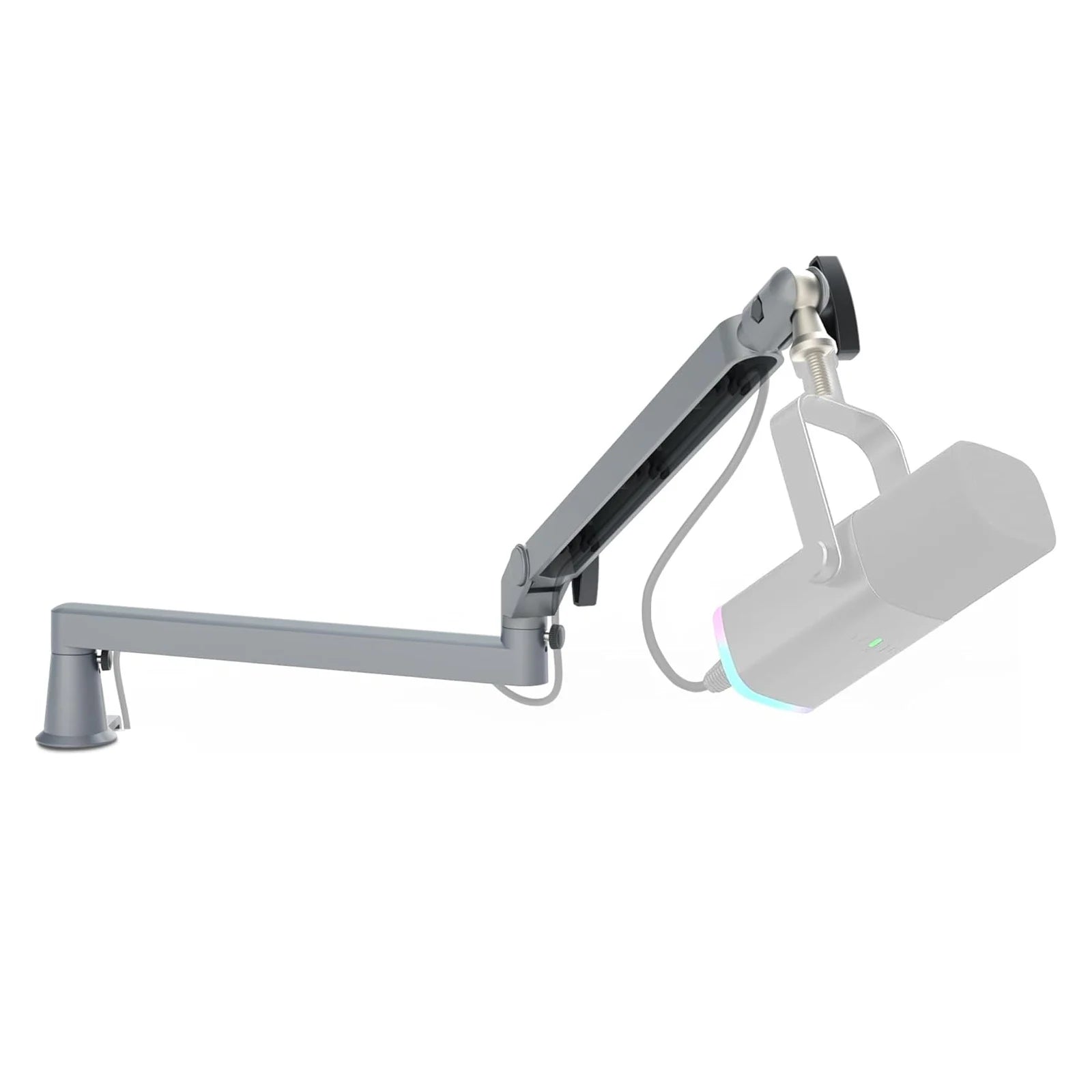 Prizmora AS17  Professional Aluminum Low Profile Heavy Duty Mic Arm Microphone Boom Arm Stand for Podcasting Gaming Streaming