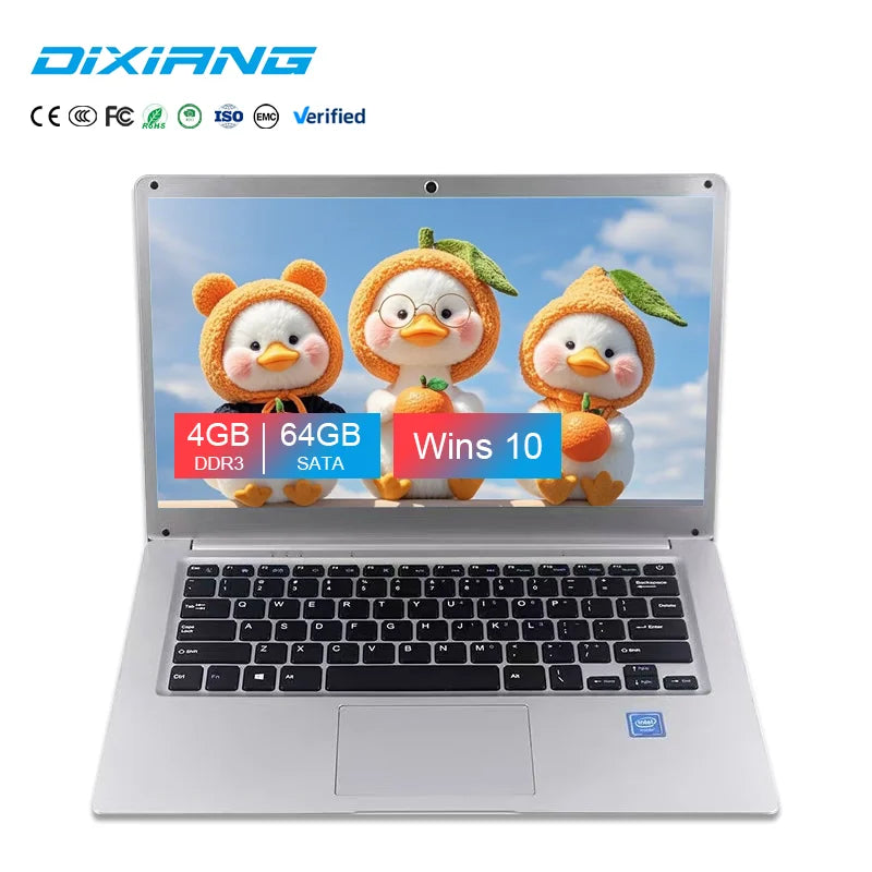 Cheapest Brand New 14-inch Laptop Great Experience 4+64GB Intel Z8350 Business Laptop