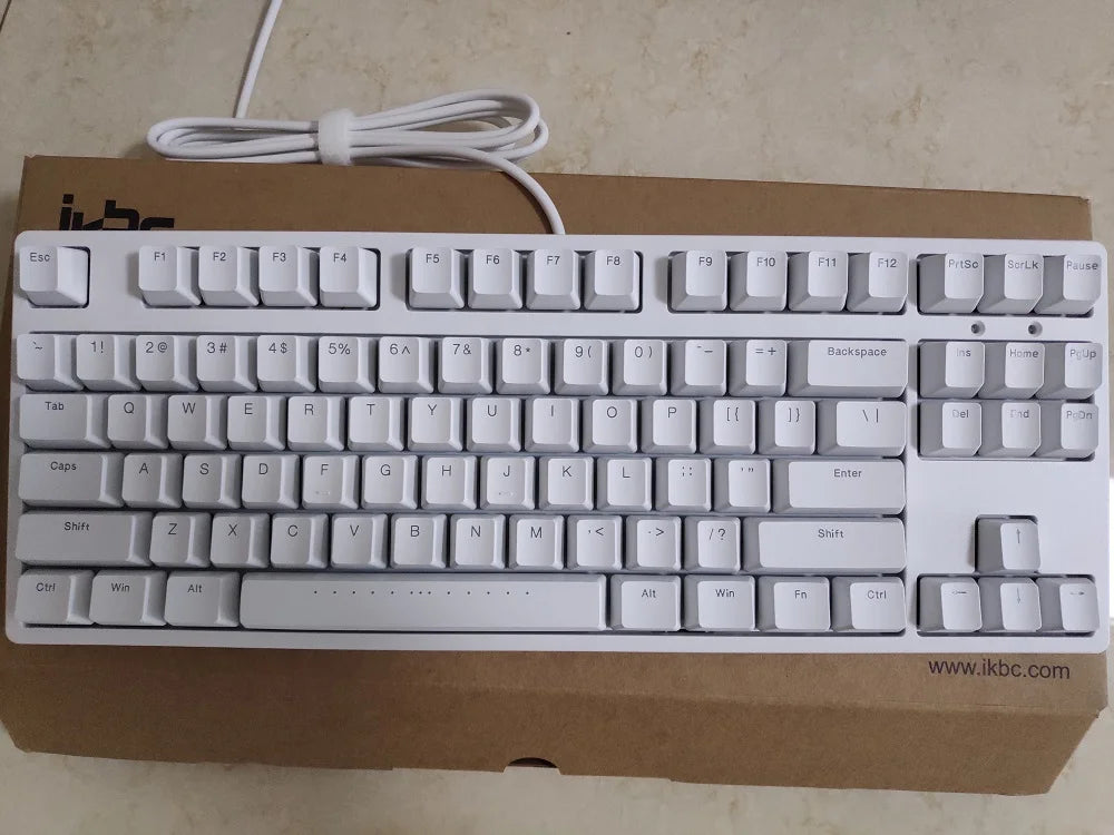 IKBC Wired C87 cherry mx Brown Red Black mechanical keyboard TKL 87 keys NKRO gaming keyboard