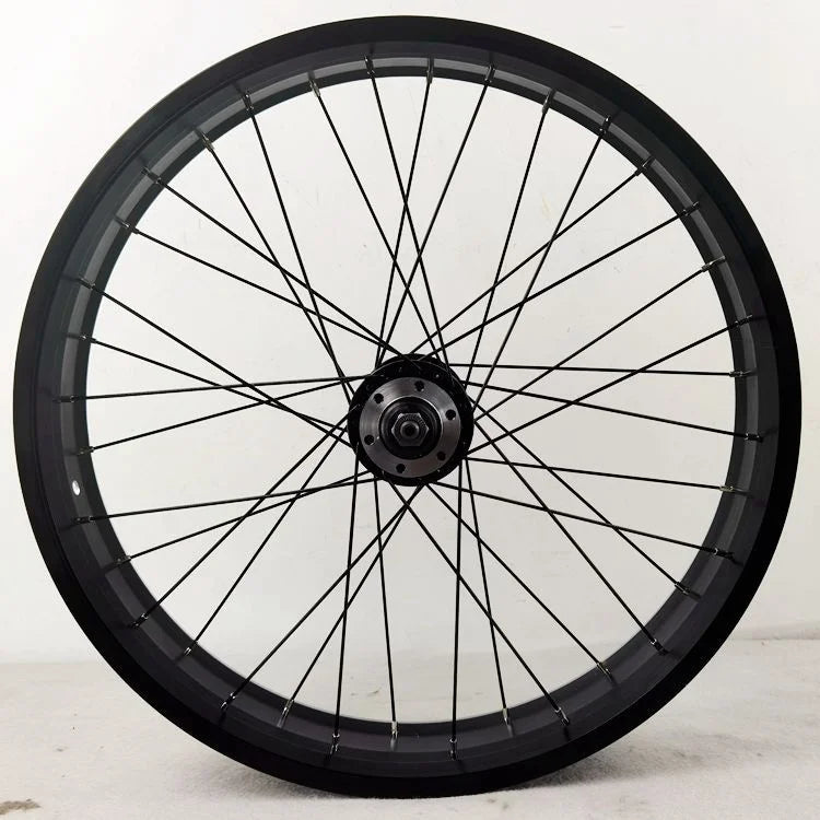 Fat Bike Front Wheel Ebike 20 And 26 inch, Disc Brake, 36H Inner, 74mm Outer, 80mm Width, O.L.D, 135mm, 4.0 Inch Tire