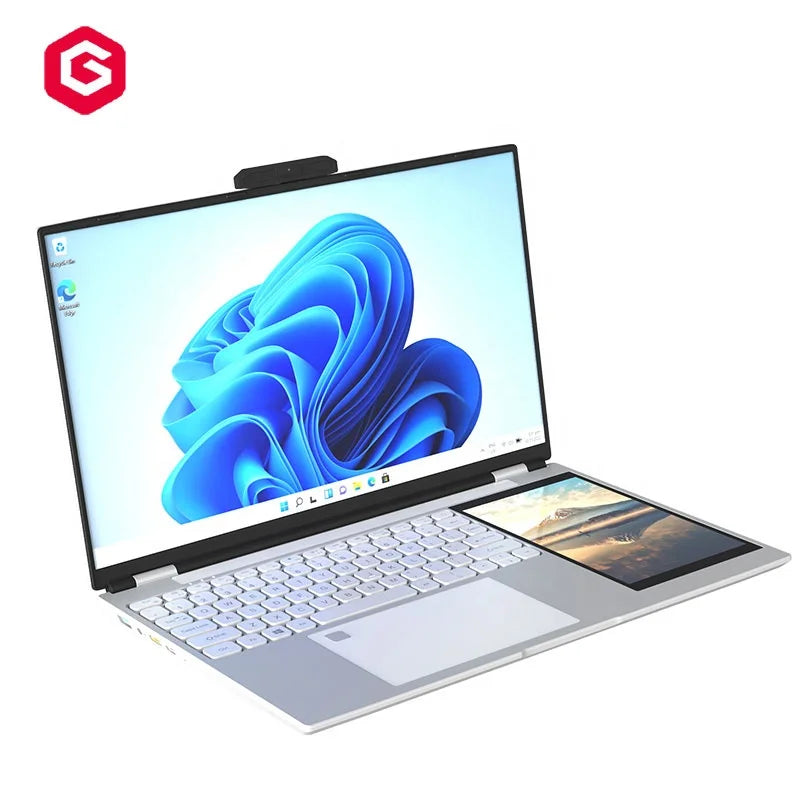 Original Brand New New Design 15.6 + 7 Inch Slim Laptop Computers With Touch Screen Notebook Computer Laptop