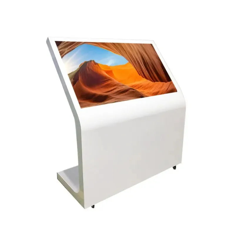 Factory Price 32 55 Inch Touch Screen All-in-One PC Kiosk New Interactive Floor Standing LCD Panel Serial Digital Information