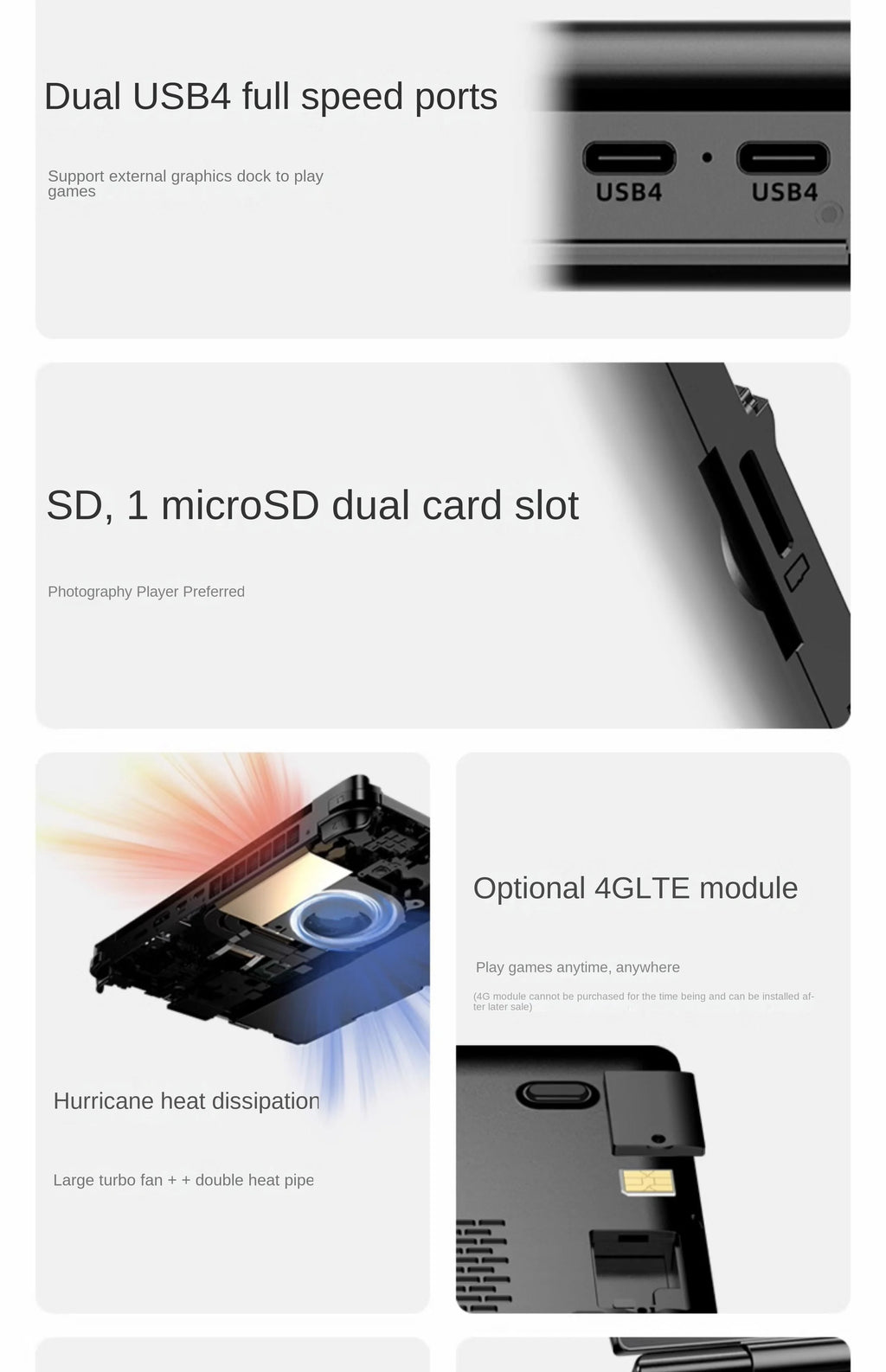 2025 New GPD Winmax2 High-Performance Handheld Mini Portable Computer AMDAI9hx370U Handheld Steam Game Console Mini Laptop