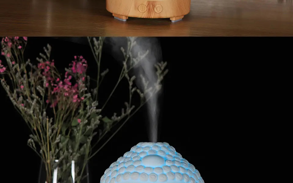 100ml Essential Oil Diffuser Buddha head Humidifier With Night Lamp Aromatherapy Mist Foger Maker Essential Oil Diffuse For Home