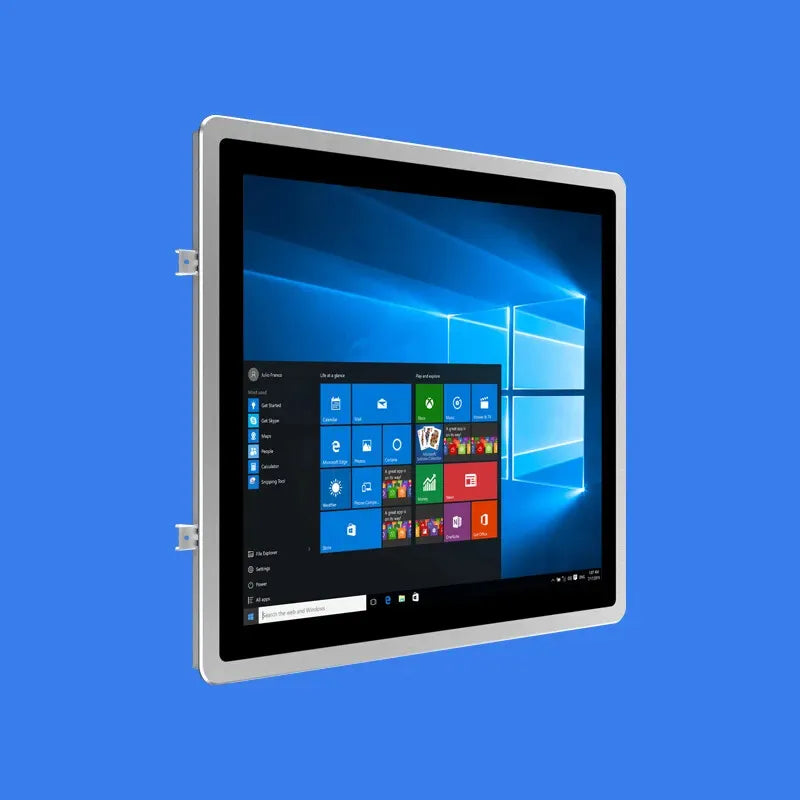10.4/12/15/17/19 Inch Industrial All-in-One PC J1900 I3 I5 I7 10-Point Touch Screen True Flat Embedded Wall Mounted 4:3 Aspect