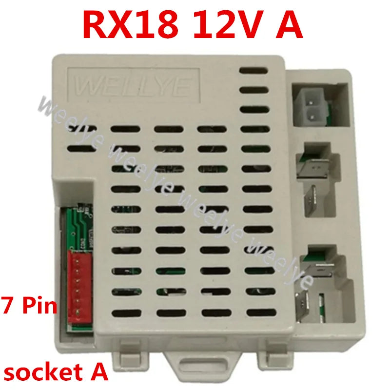 weelye RX18 12V Kids Powered Ride on car 2.4G Bluetooth Remote Control ,Receiver for Children Electric Car Replacement Parts
