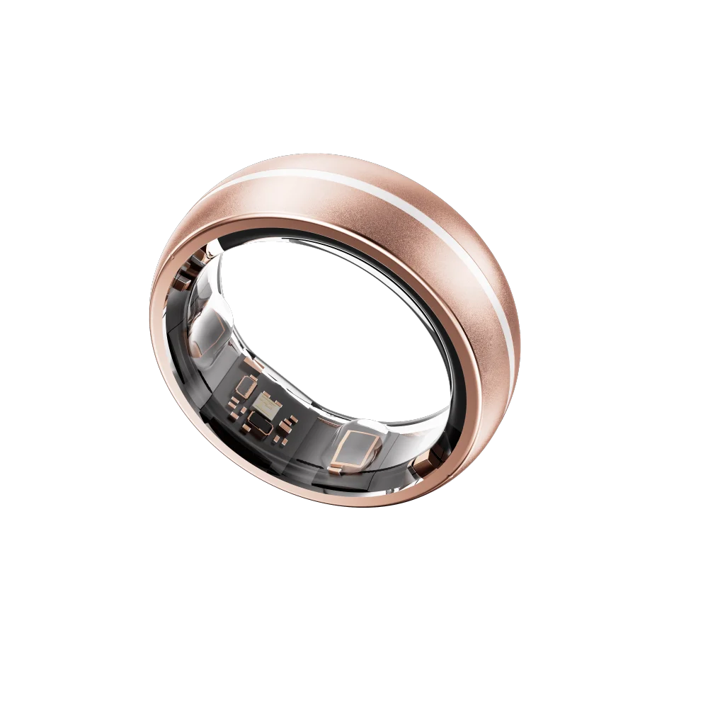 J-style Youhong X1A01 Wholesale Cheap Small Rose Gold Slim Smart Health Ring Counter Smartring Hardware the Silver Smart Ring